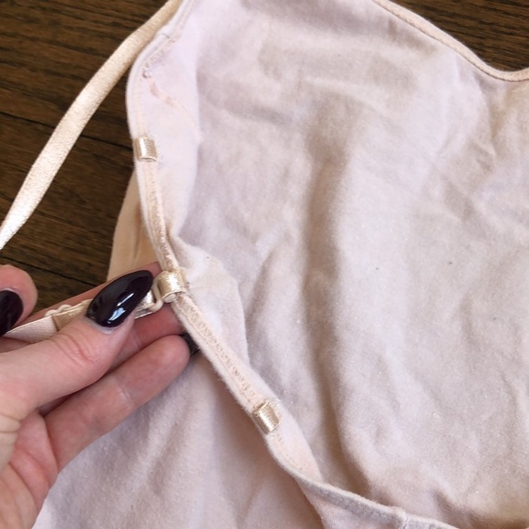 SO DANCA Girls Light Nude Stretch Cotton Dance Bodysuit Leotard - Picture 4 of 4